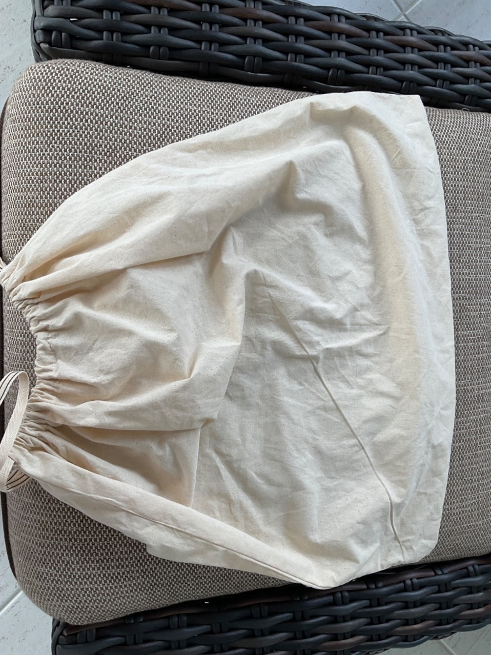 Tory Burch canvas bag,cream color - Picture 2 of 6